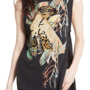 FREE PEOPLE "Jungle Fever" Top---NWT----Size  XS